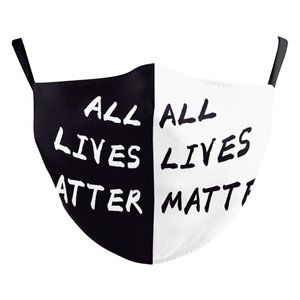 2 ALL LIVES MATTER MASKS